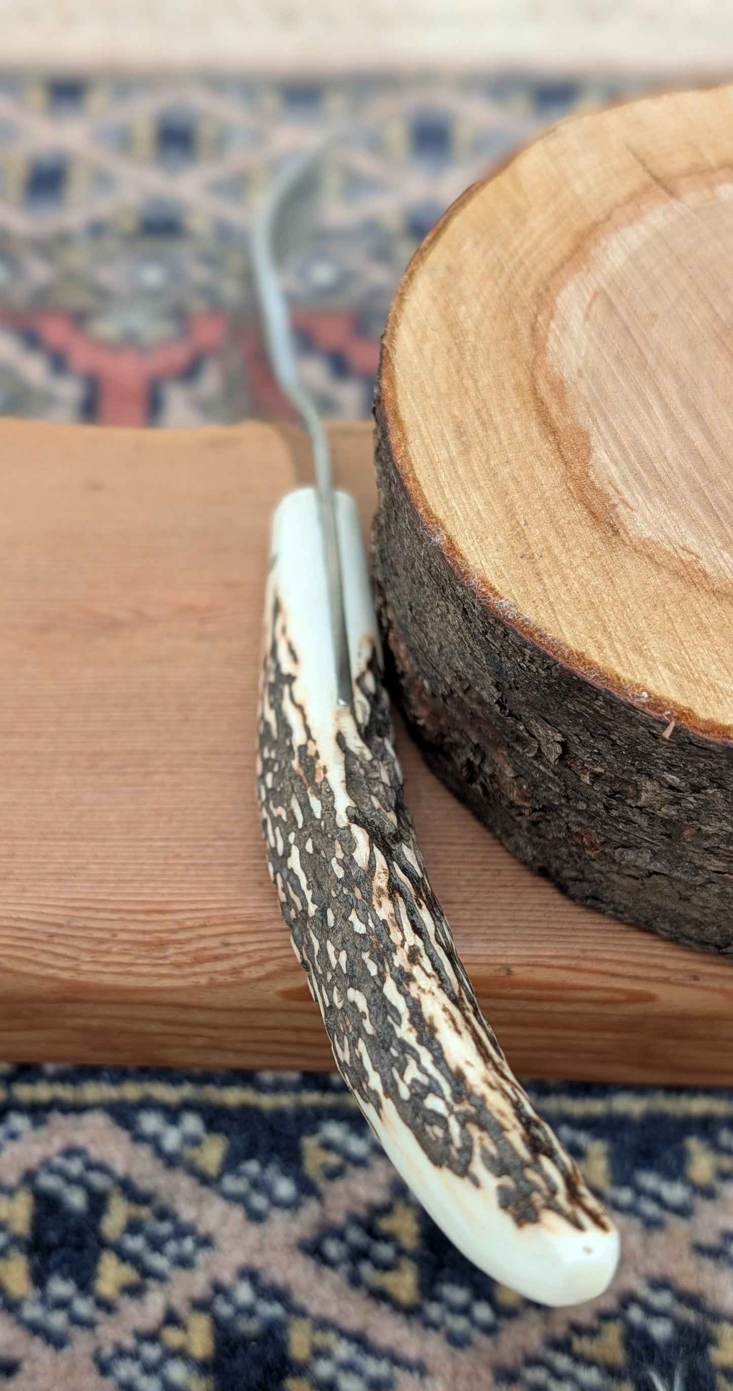 KNAZIS HANDCRAFTED SPIRIT STAG FOLK #1 TABLE FOLK from JAPAN #1