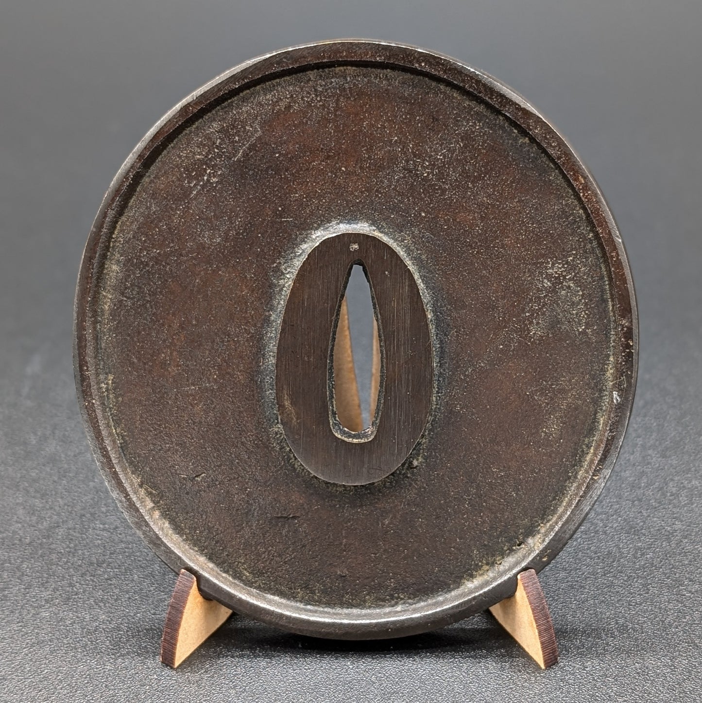 Vintage HANDMADE COPPER In The Shape Of A Sword Tsuba No.2 Post 1960s