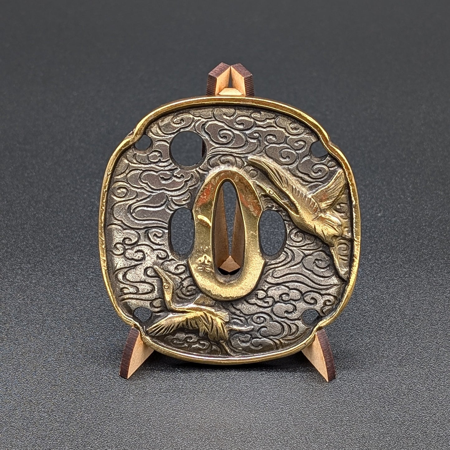 Vintage HANDMADE COPPER In The Shape Of A Sword Tsuba