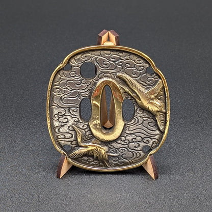 Vintage HANDMADE COPPER In The Shape Of A Sword Tsuba